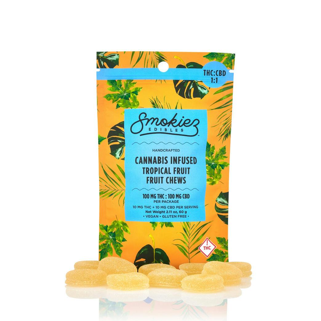 Ratioed Tropical Fruit Fruit Chew 100mg (10mg ea | 10-Pack)