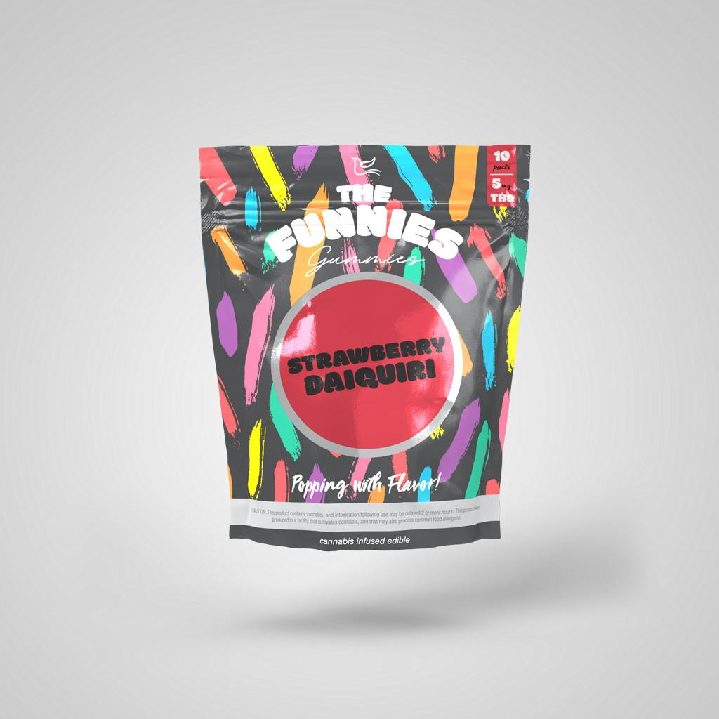 Strawberry Daiquiri Gummies 50mg (5mg ea | 10-Pack)