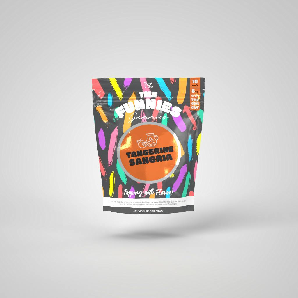 Tangerine Sangria Gummies 50mg (5mg ea | 10-Pack)