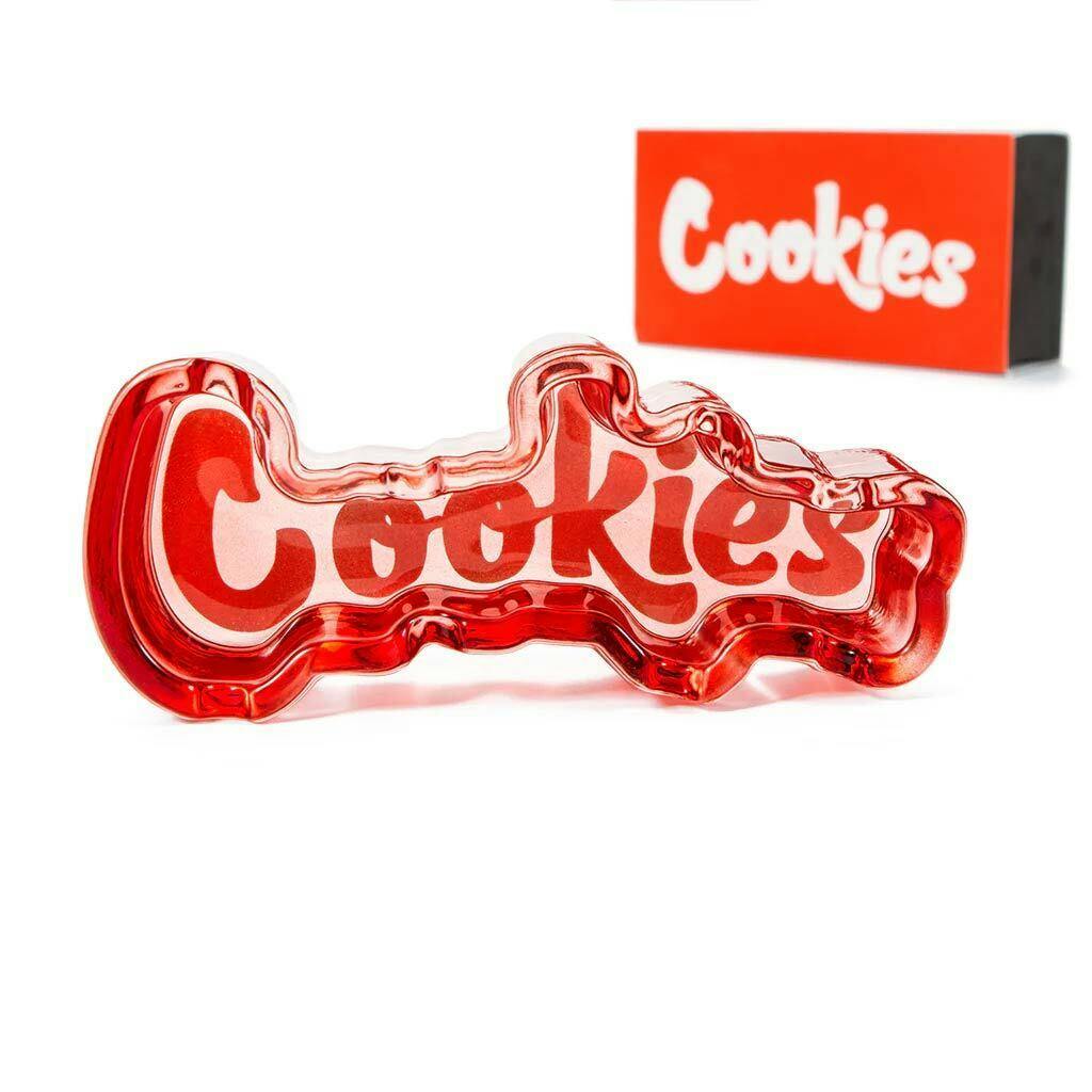 Cookies Red Glass Ashtray