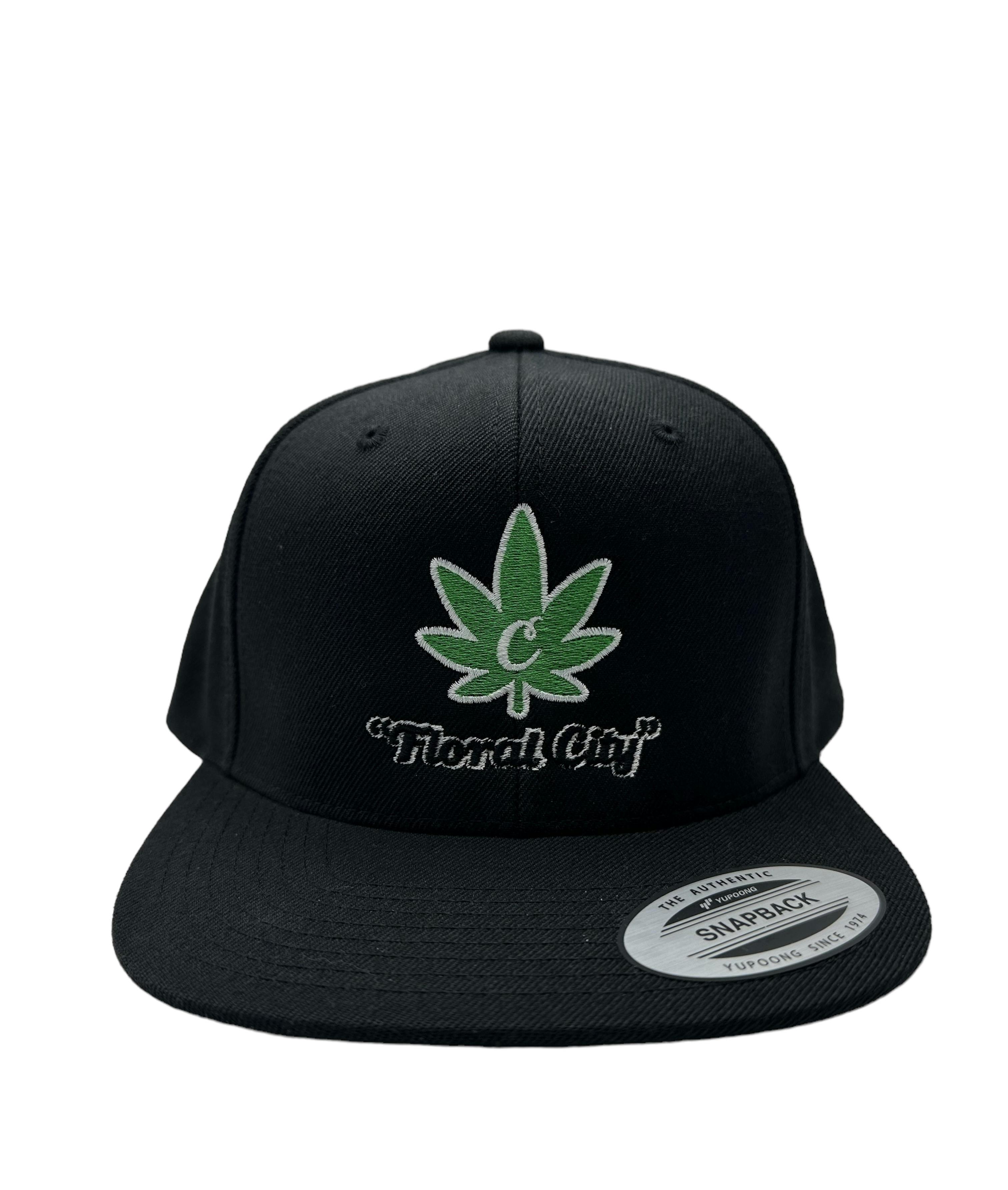 Cookies Monroe Floral City 5 Panel Hat- Black