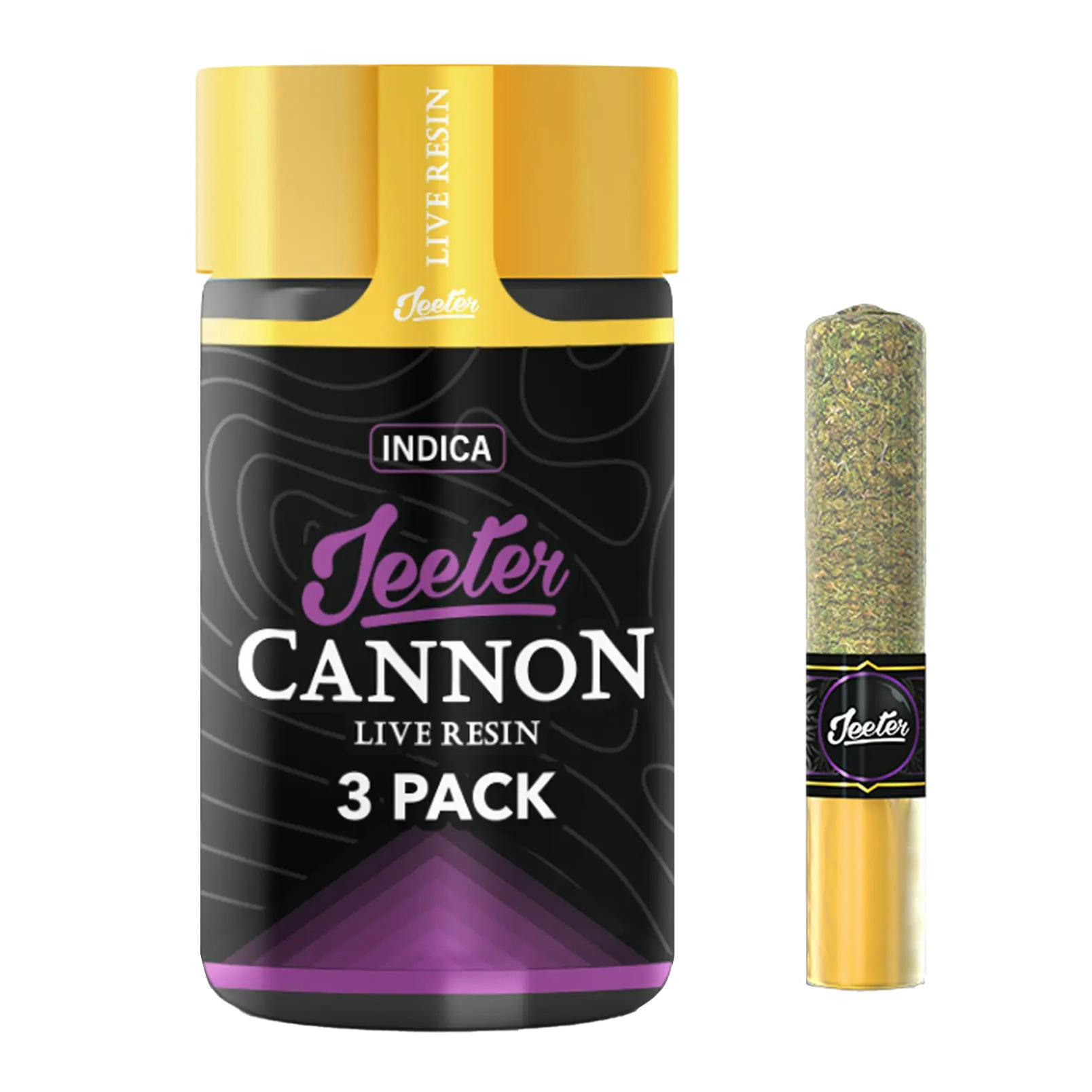 Jeeter - 3-Pack 0.5g Live Resin Infused Cannon - Mochi