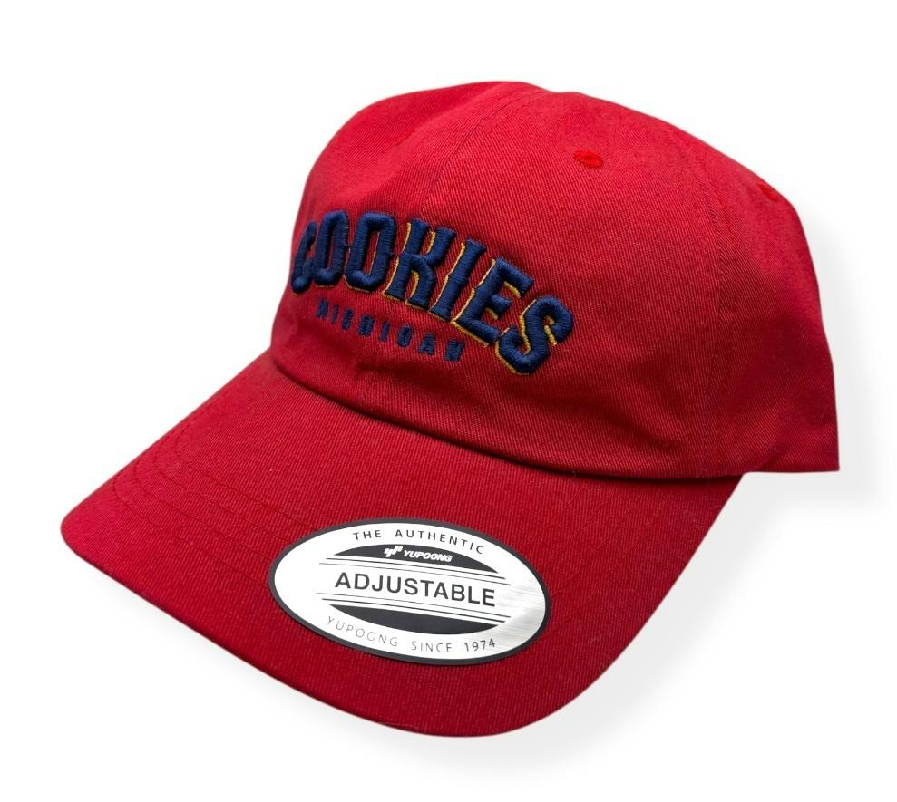 Cookies Monroe Michigan Dad Hat- Red
