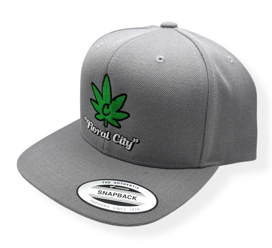 Cookies Monroe Floral City 5 Panel Hat- Grey