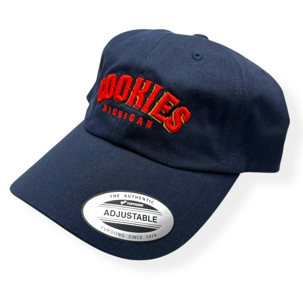 Cookies Monroe Michigan Dad Hat- Navy
