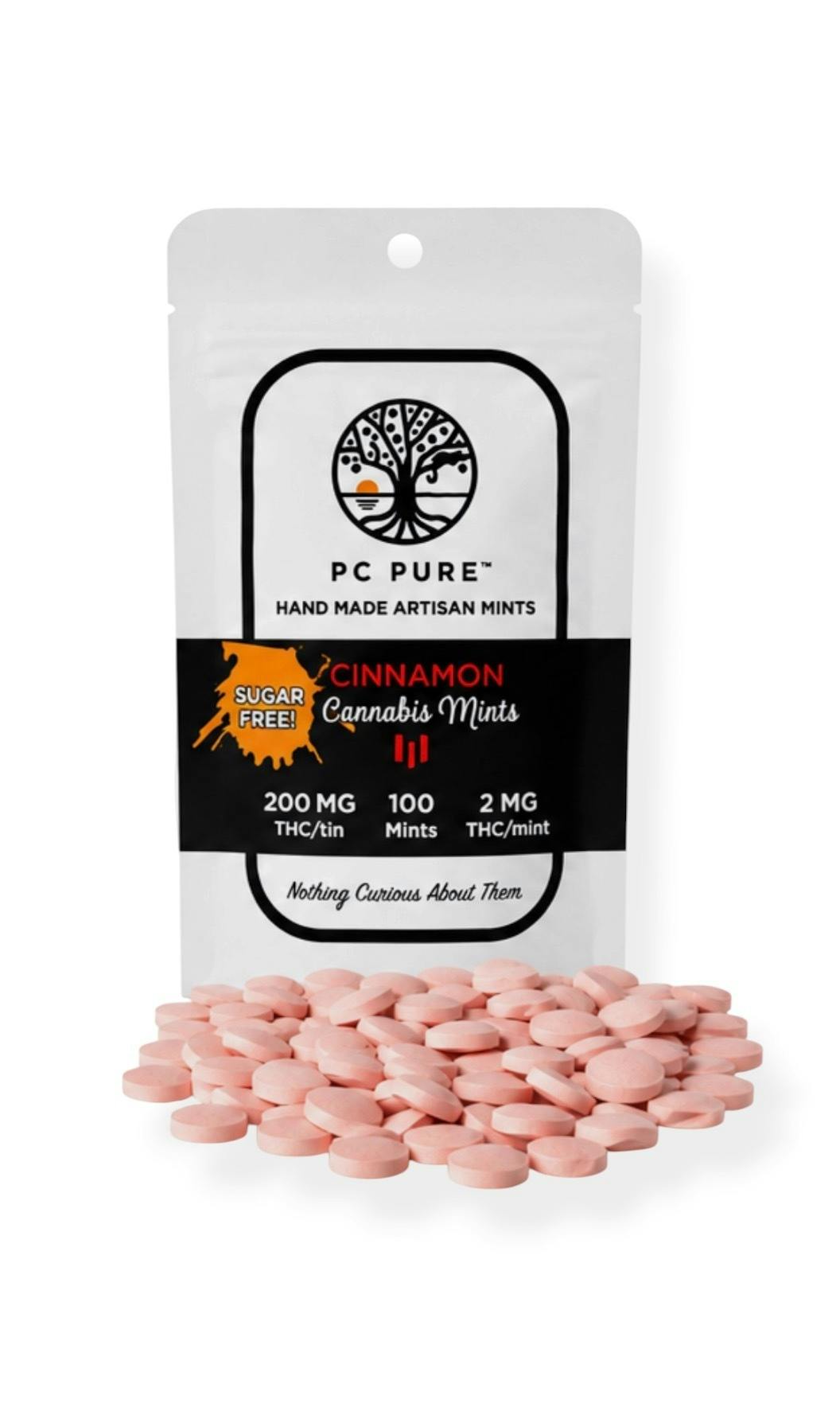 PC Pure - 200mg Mints - Cinnamon