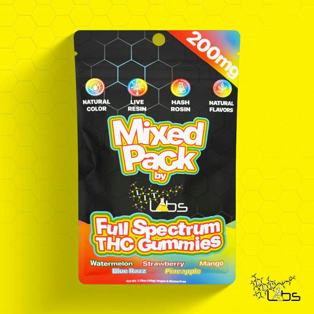 Lit Labs - 200mg Full Spectrum Gummies - Mixed Pack