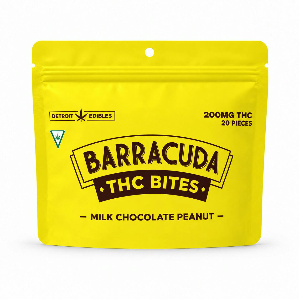 Barracuda - 200mg Chocolate Bites - Milk Chocolate Peanut