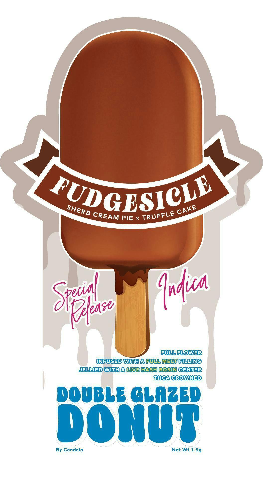 Candela - 1.5g Infused Donut - Fudgesicle