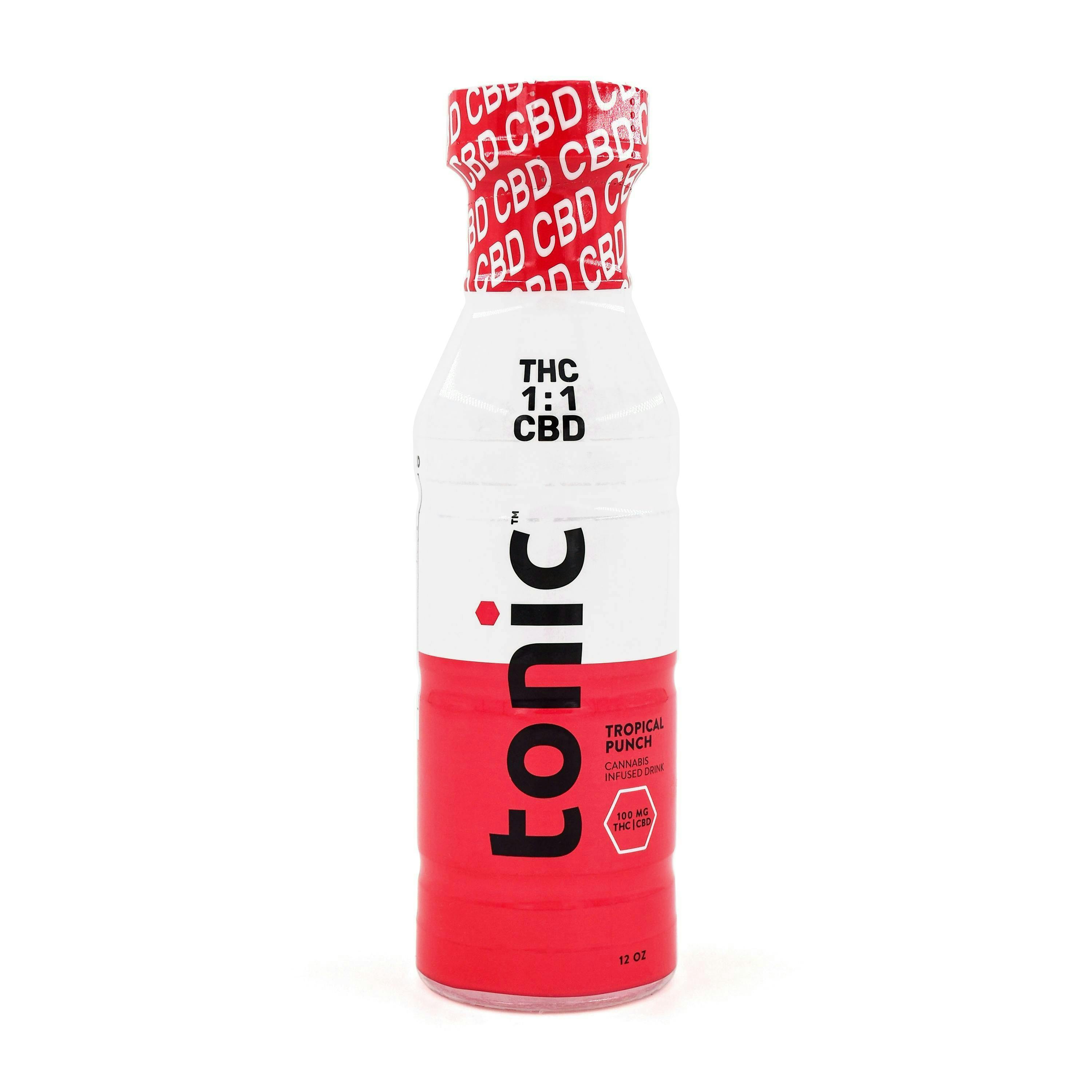Tonic - 100mg 1:1 THC/CBD Infused Beverage - Tropical Punch
