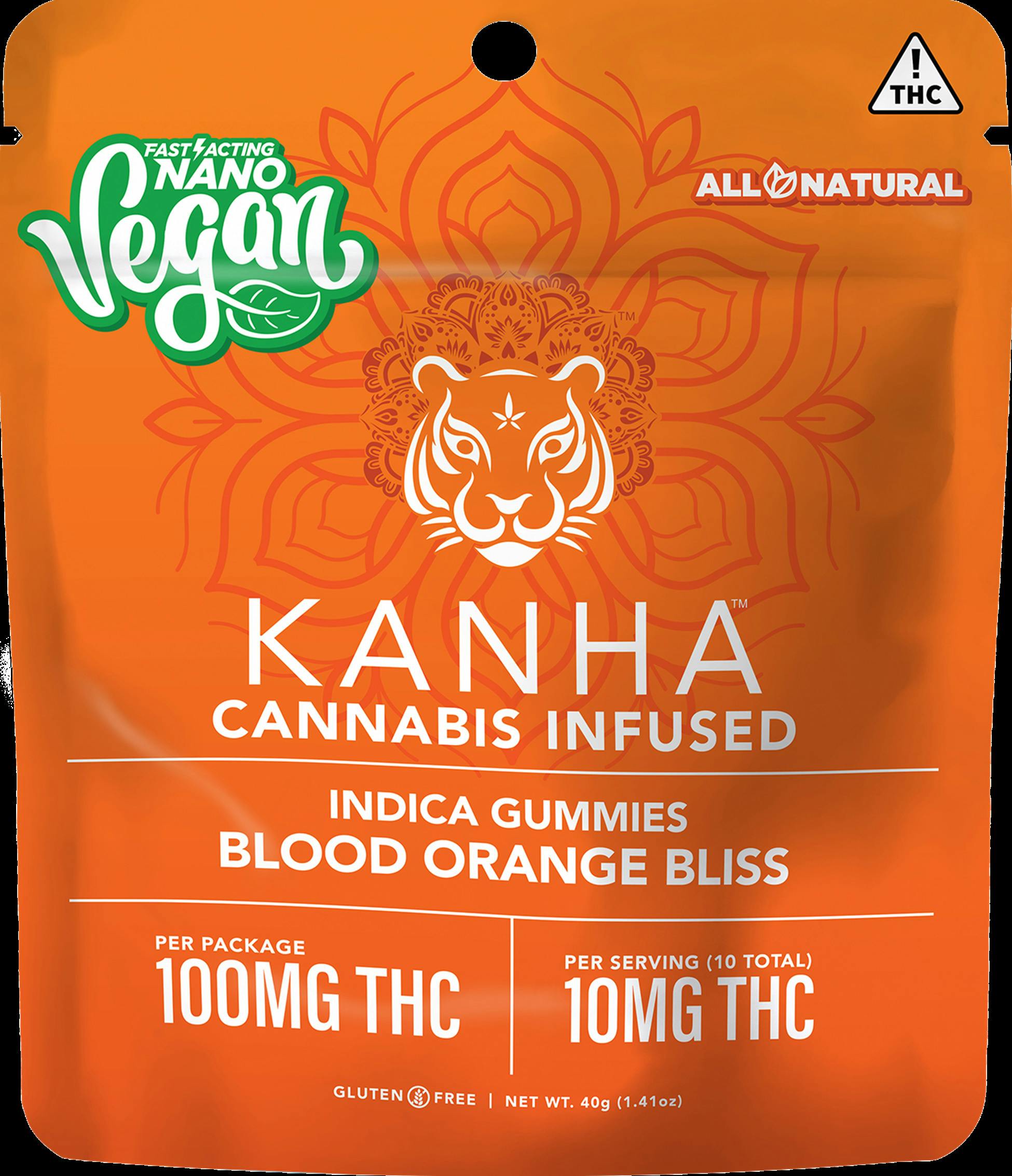 Orange Indica Gummies 10pk