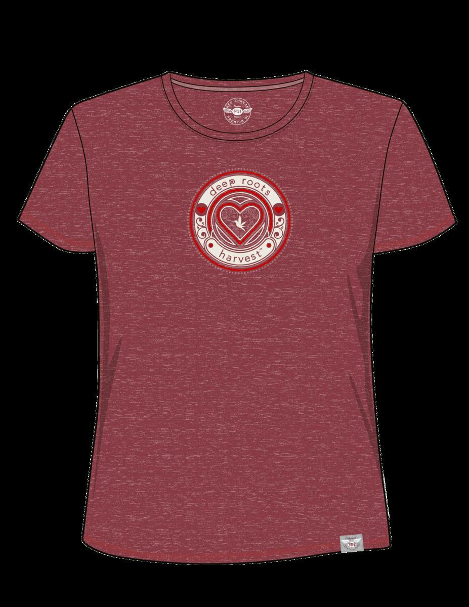 Shine Heart S/S Tibetan Red Tee - Medium