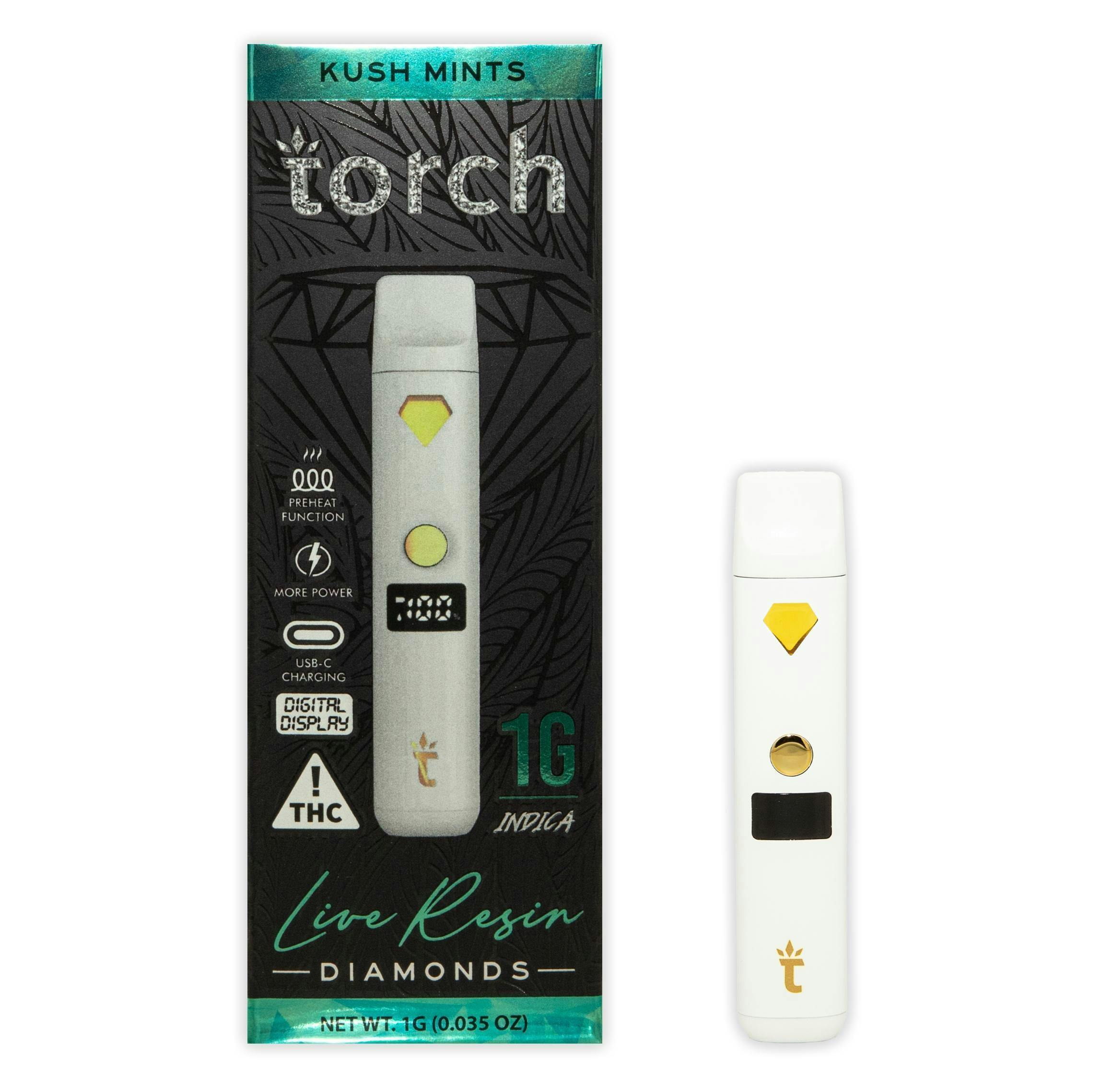 Kush Mints 1g Disposable LR Torch