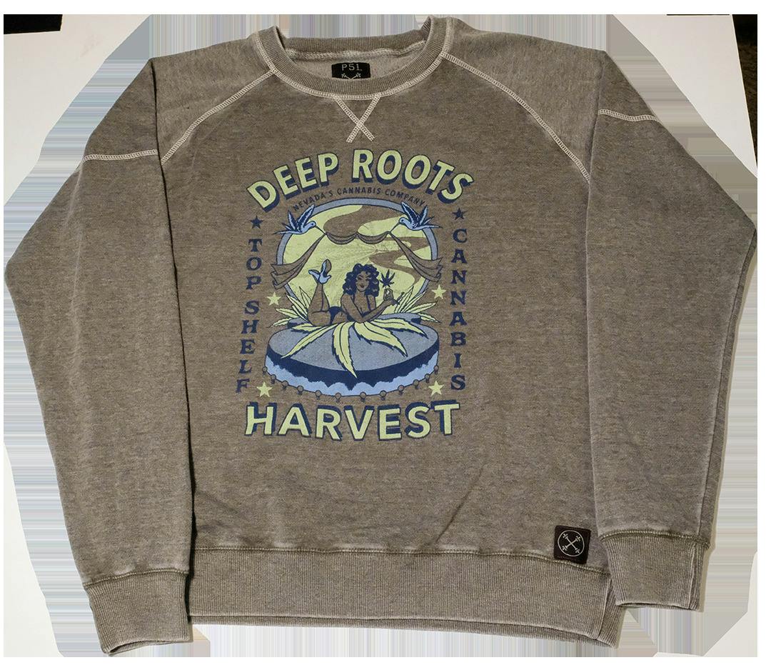 Pin-up Crew Neck Fleece Sage - Medium