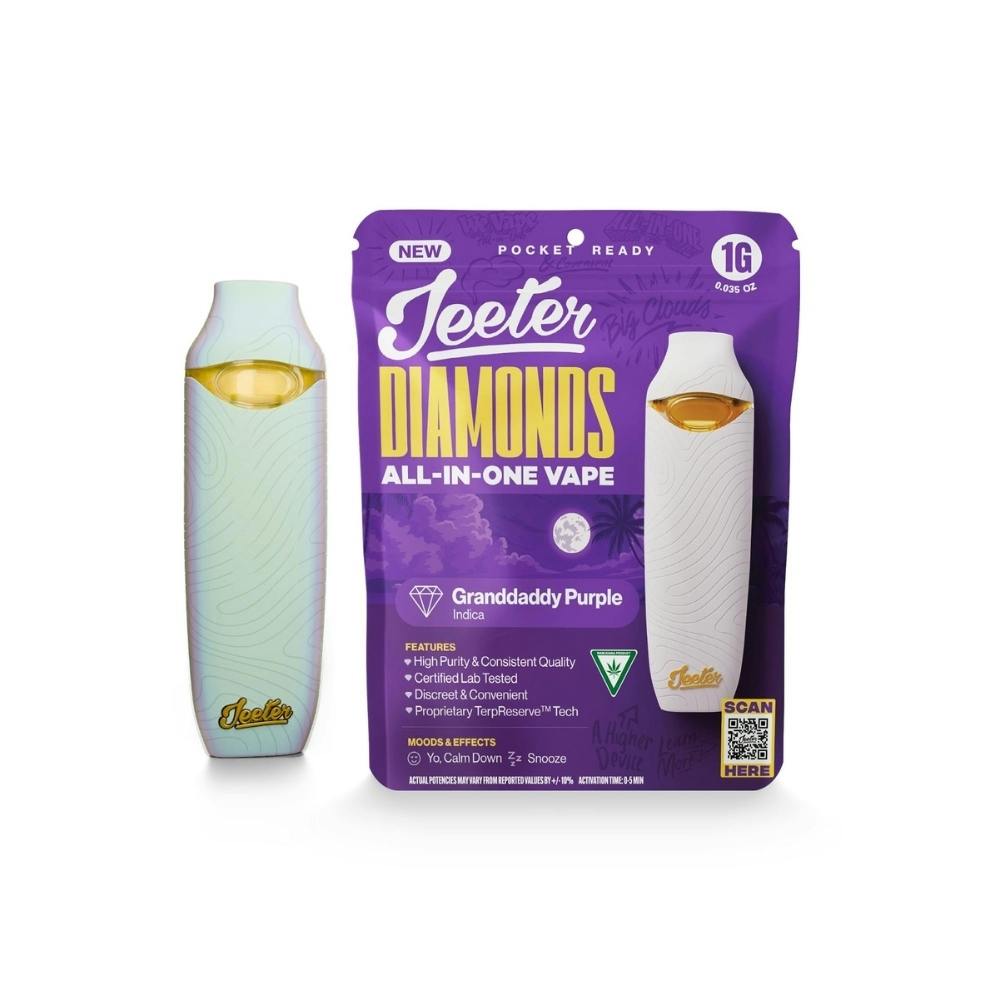Jeeter Granddaddy Purple — Jeeter Granddaddy Purple (I) Diamonds AIO 1g