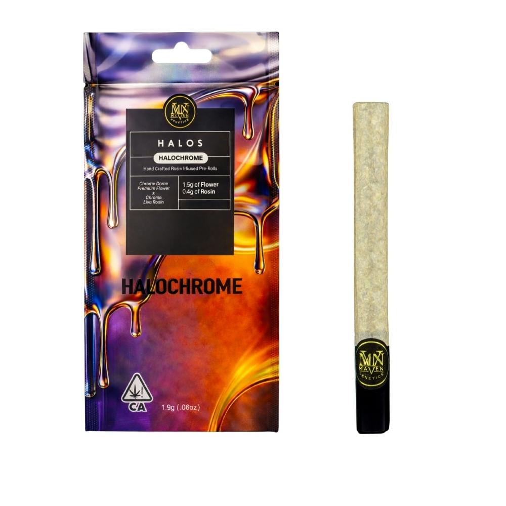 Maven Halo Halochrome (S/H) Rosin Infused Preroll 1.9g