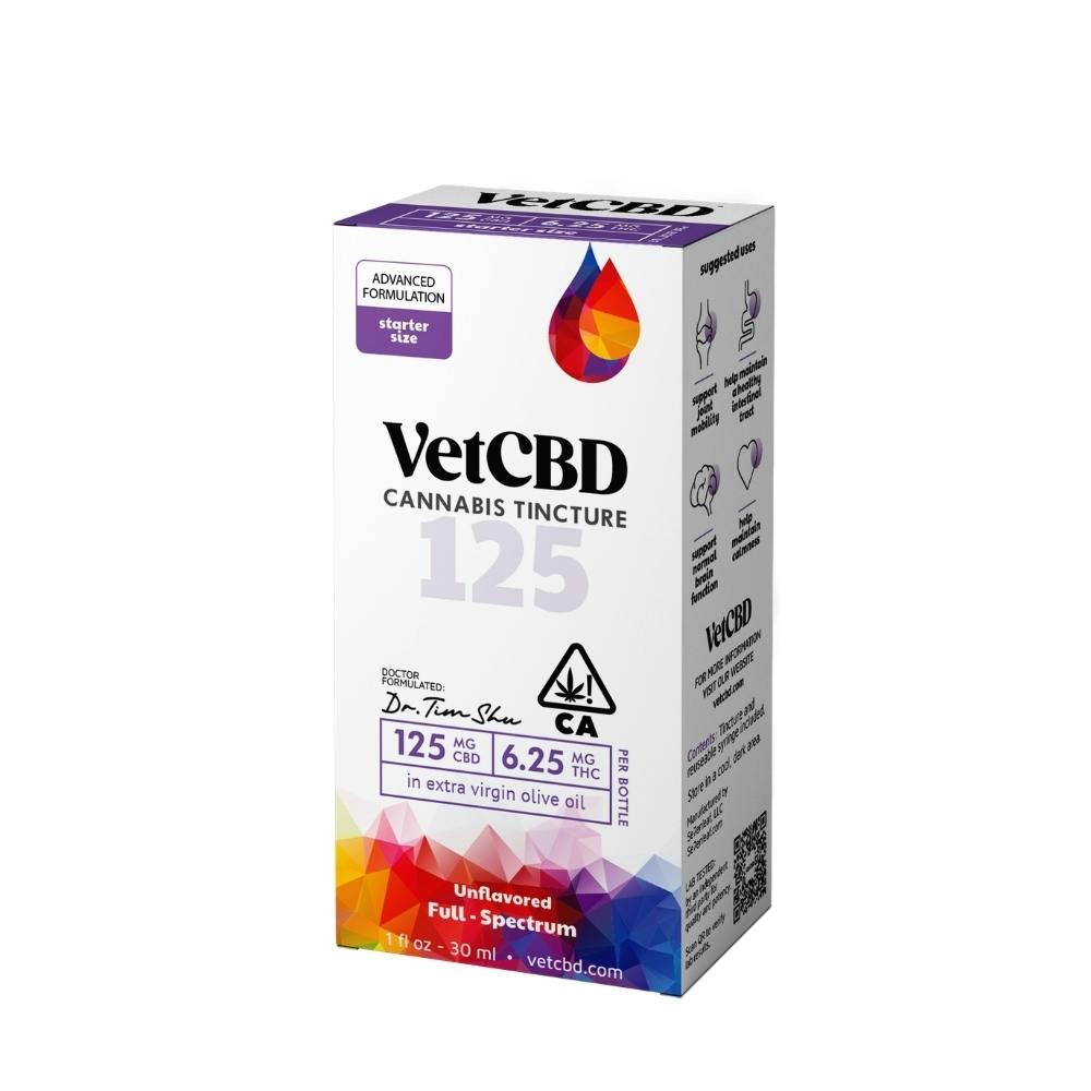 Vet CBD Regular Strength 20:1 Tincture 125mg 1oz