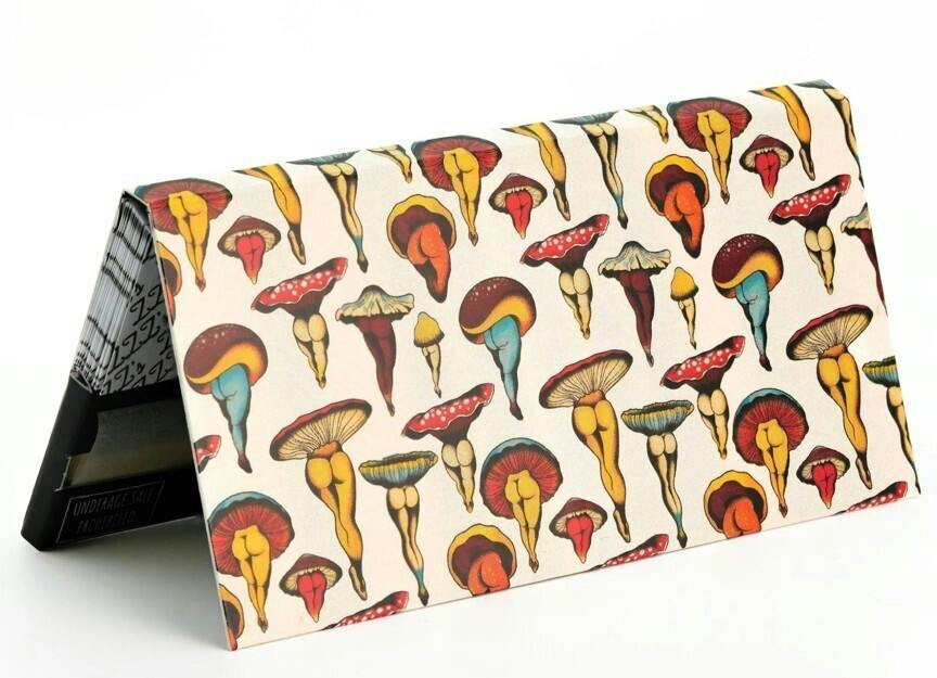 ZZZ Shroom Booties King Size Slim Rolling Papers w/ Tips
