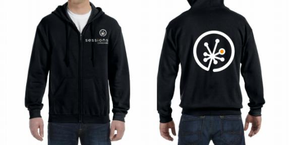 Sessions Cannabis - Full Zip Sweater - Uniform - M