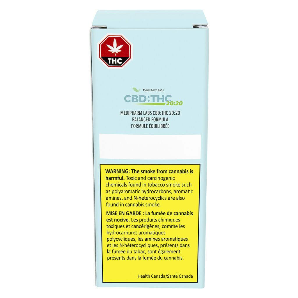 CBD:THC 20:20 Balanced Formula