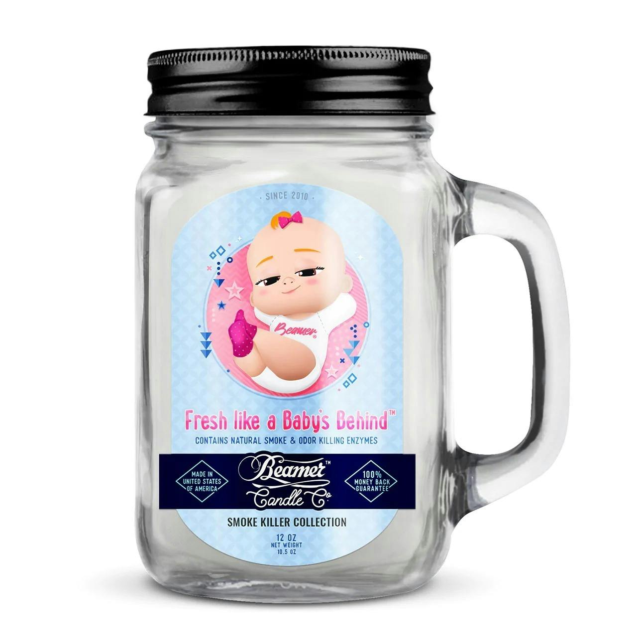Beamer Candles - Smoke Killer Collection - 12oz - Fresh like a Baby's Behind