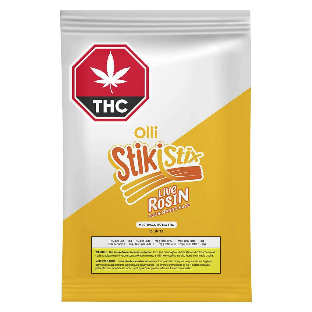 100 THC Multipack Live Rosin Sour Mango Haze - 10x1 Pack