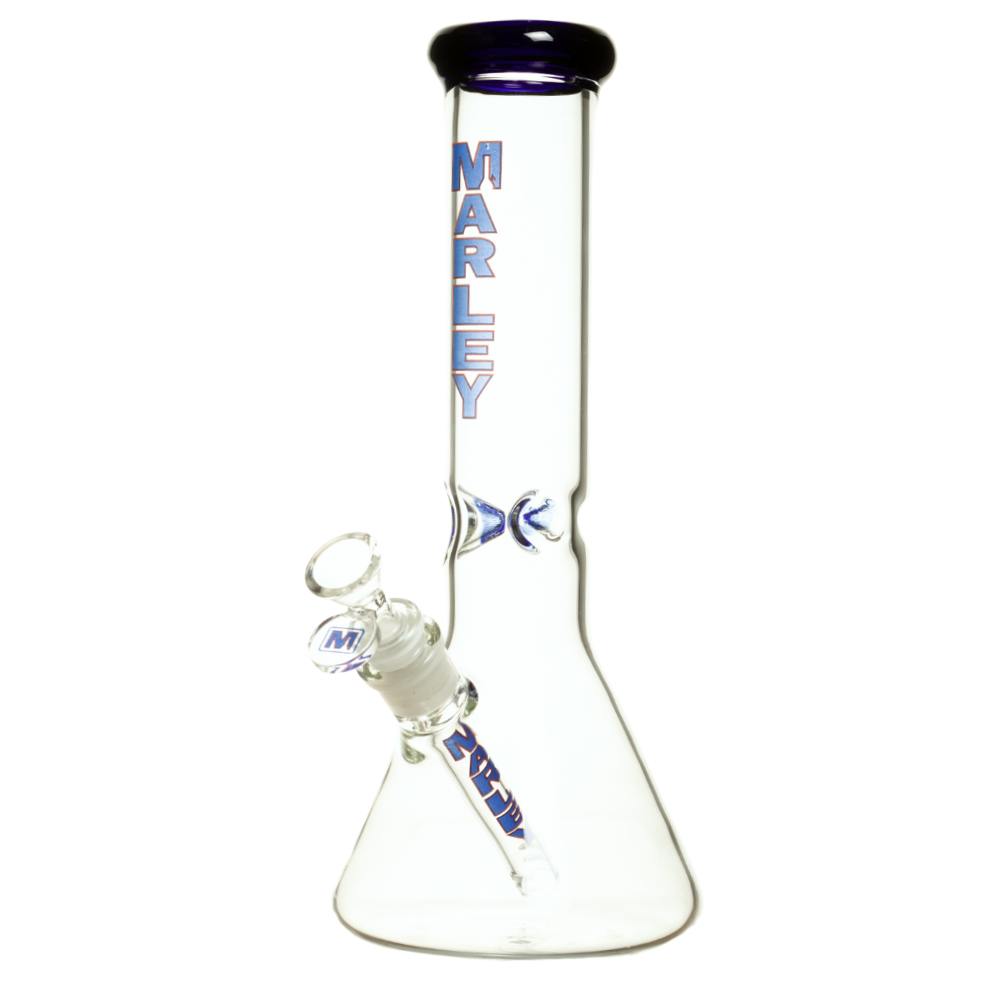 Classic Comfort Beaker Bong - 12" - Blue