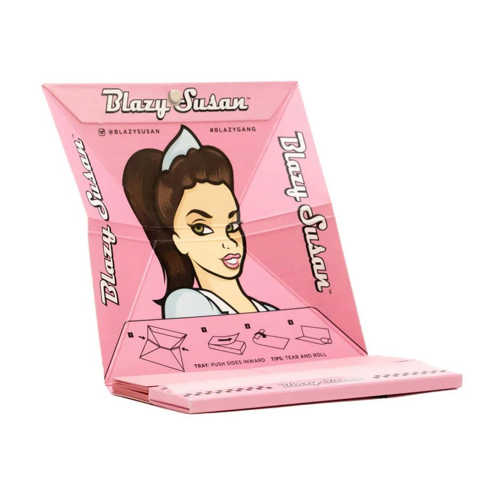 Rolling Papers + Tips - King Size - Pink