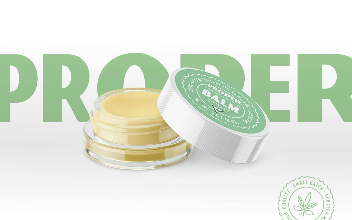 Proper - Travel Size Jaguar Balm - 100mg THC / 100mg CBD