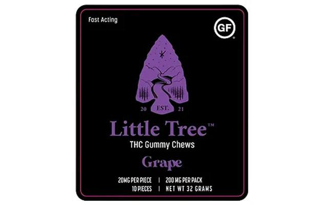 Little Trees Gummies 10 Pack - Grape - 200MG