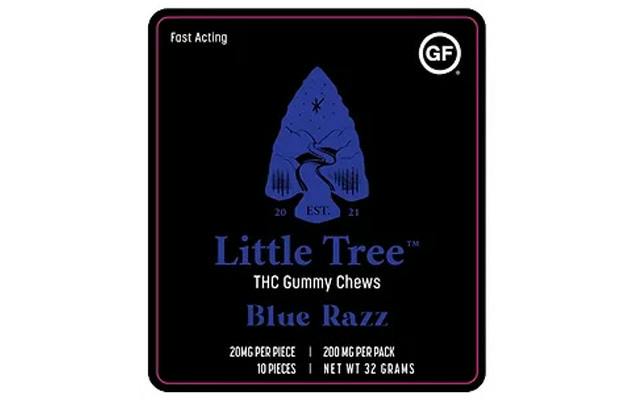 Little Trees Gummies 10 Pack - Blue Raz - 200MG
