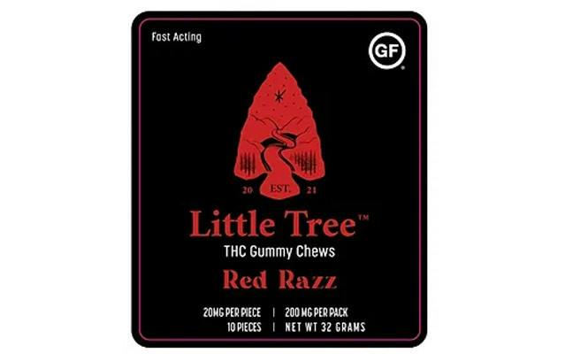 Little Trees Gummies 10 Pack - Red Raz - 200MG