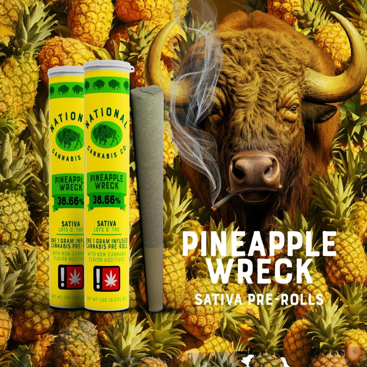 National - Pineapple: Pineapple Wreck - Infused Preroll