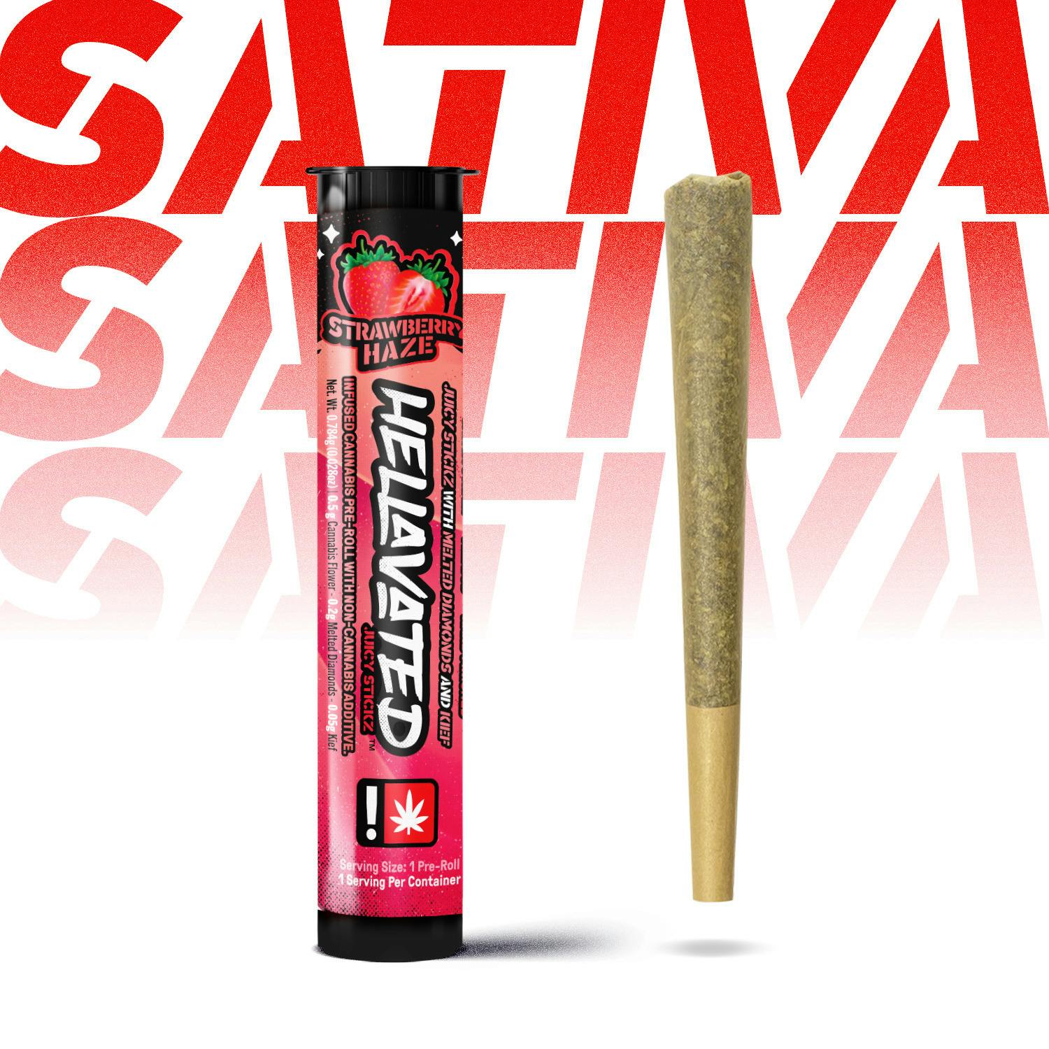 Hellavated: Strawberry Haze Juicy Stickz