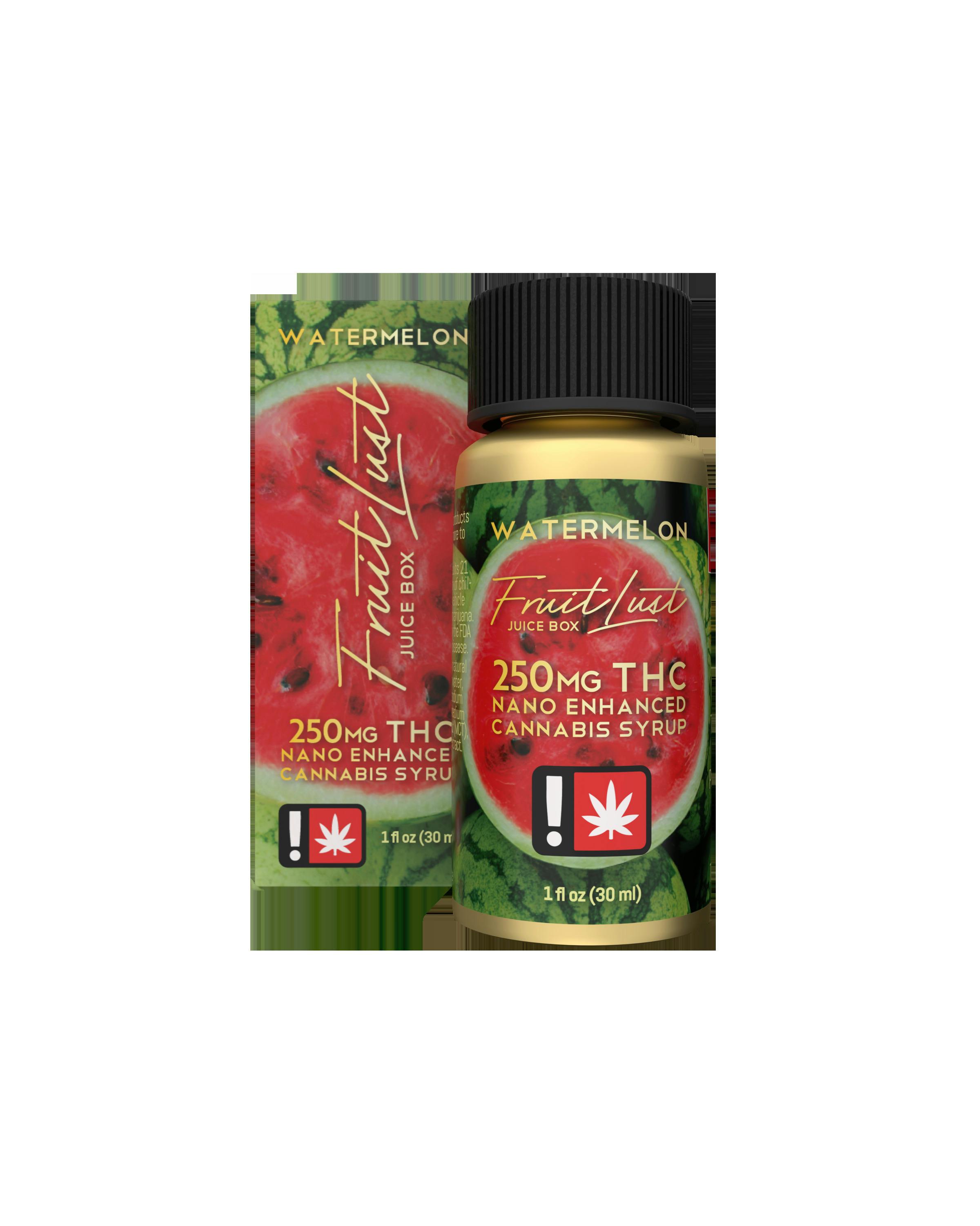 Fruit Lust - Watermelon Nano Syrup 250mg - Tincture - 30mL