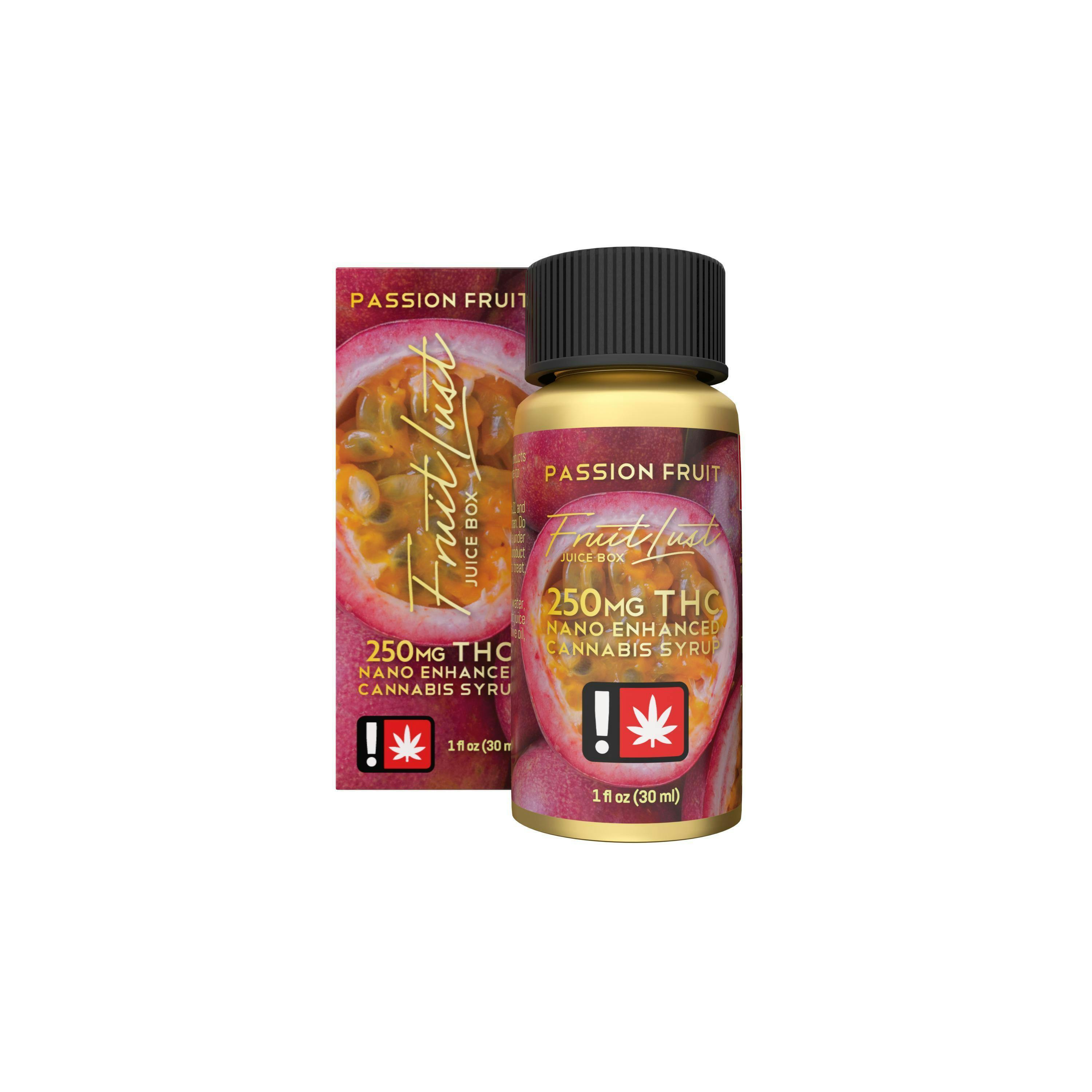 Fruit Lust - Passion Fruit Nano Syrup 250mg - Tincture - 30mL