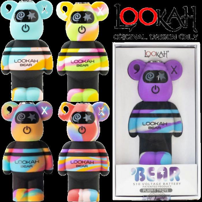 WYN - LOOKAH Bear Tie Dye 510 Battery - Paraphernalia