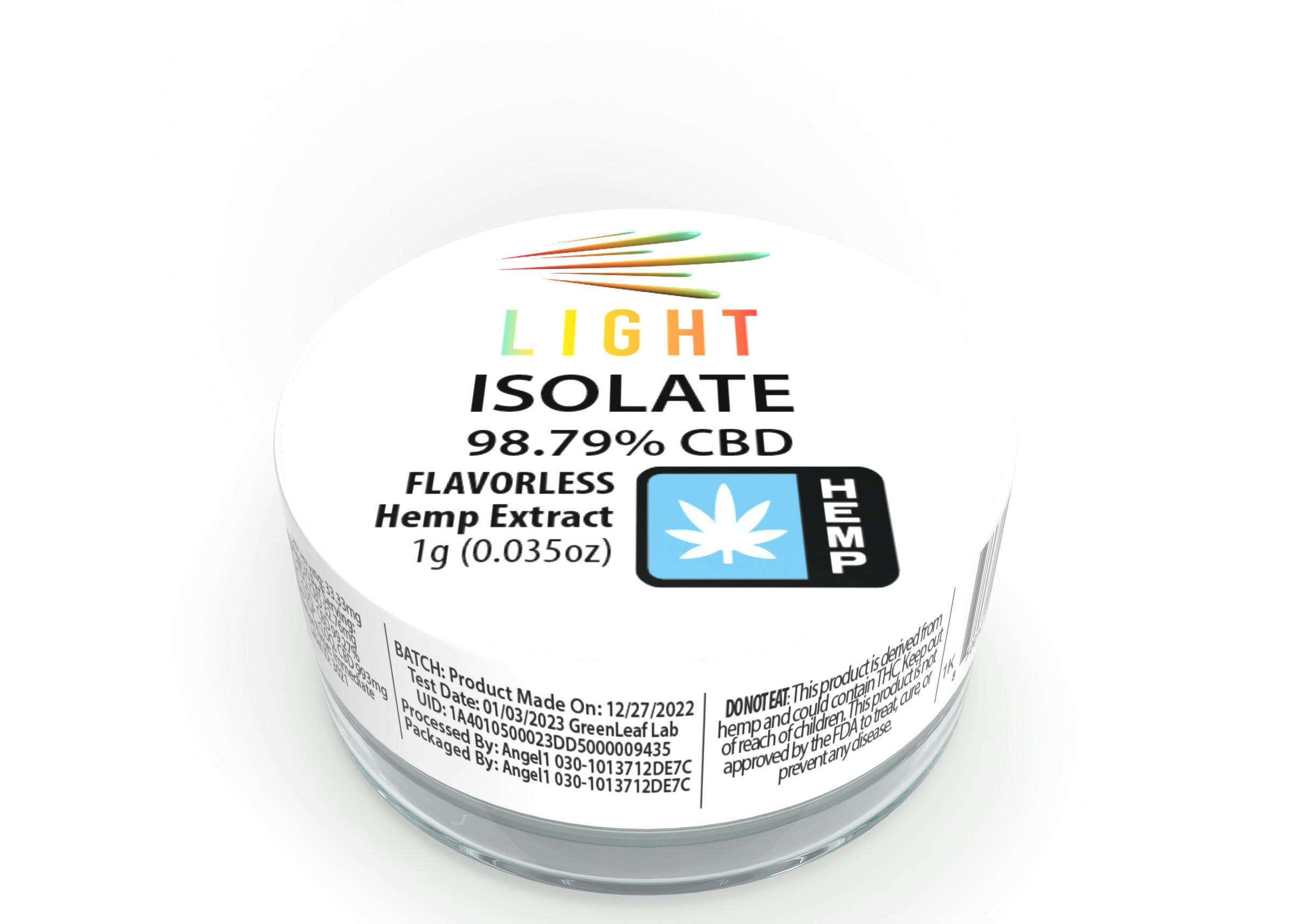 Angel - Light Hemp CBD Isolate - Hemp