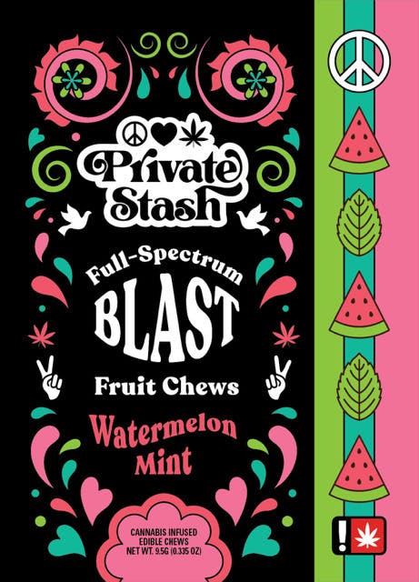 Private Stash: Watermelon Mint Fruit Chew