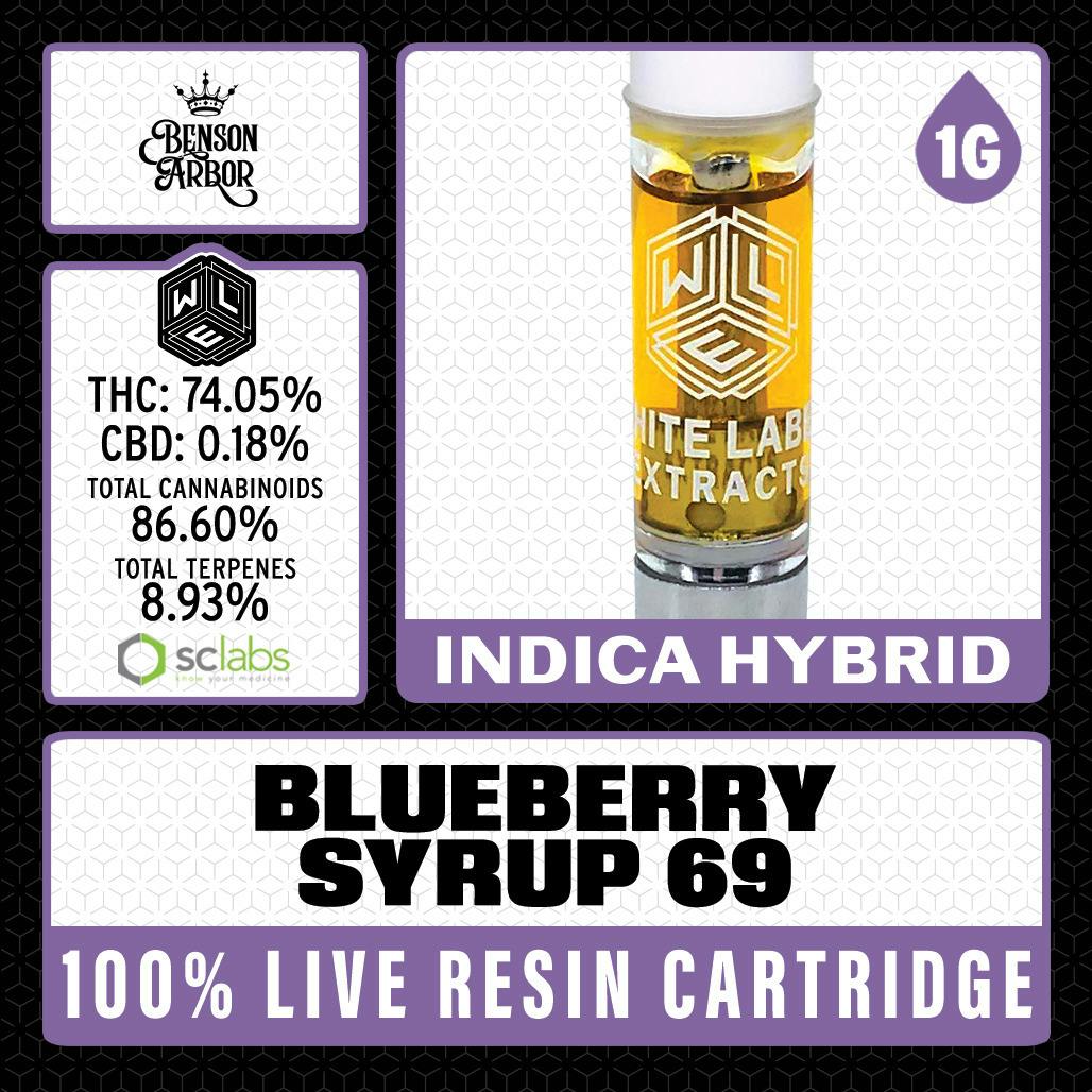 White Label Extracts: Blueberry Syrup 69