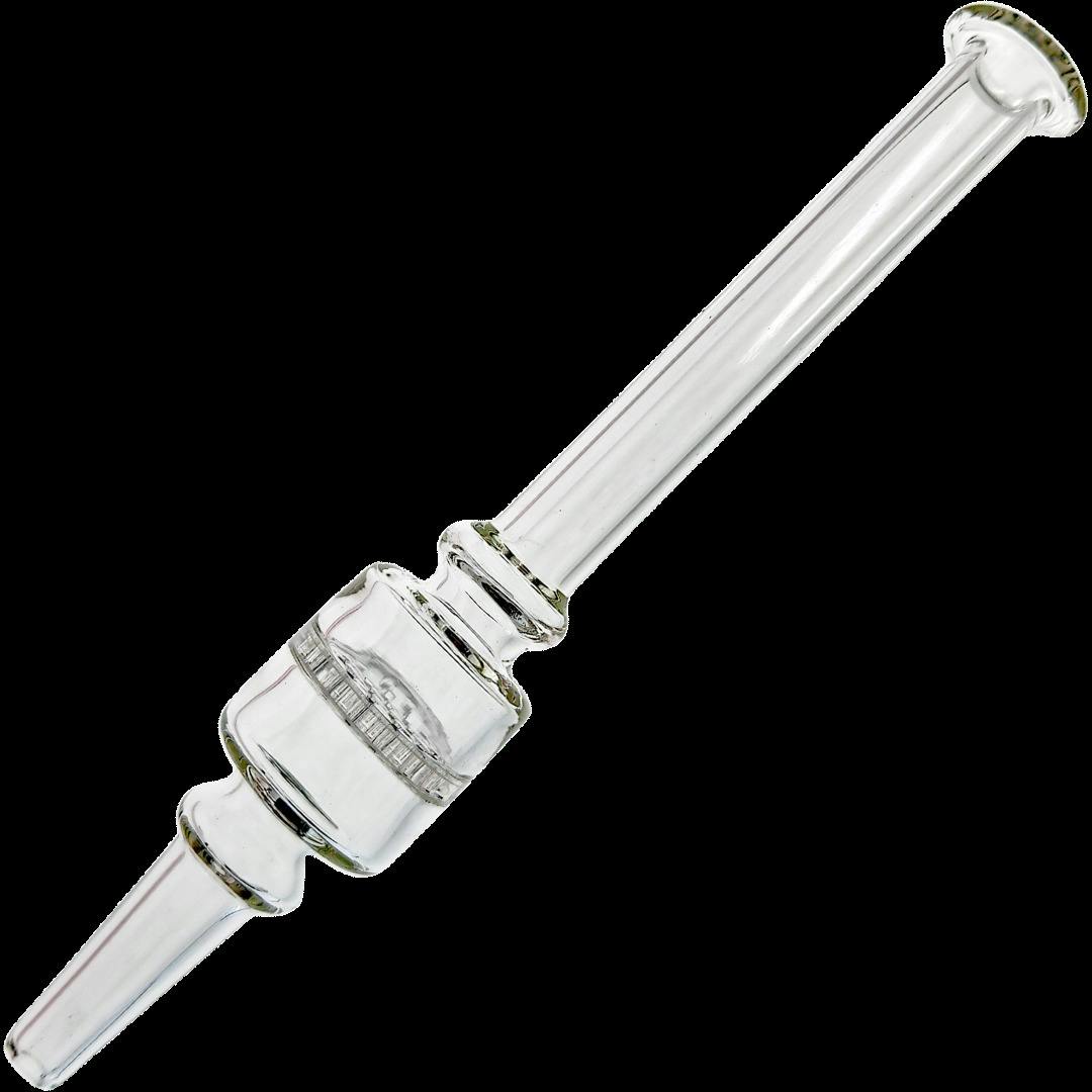 WYN - 6.5? Clear One Piece Honeycomb Nectar Straw - Paraphernalia
