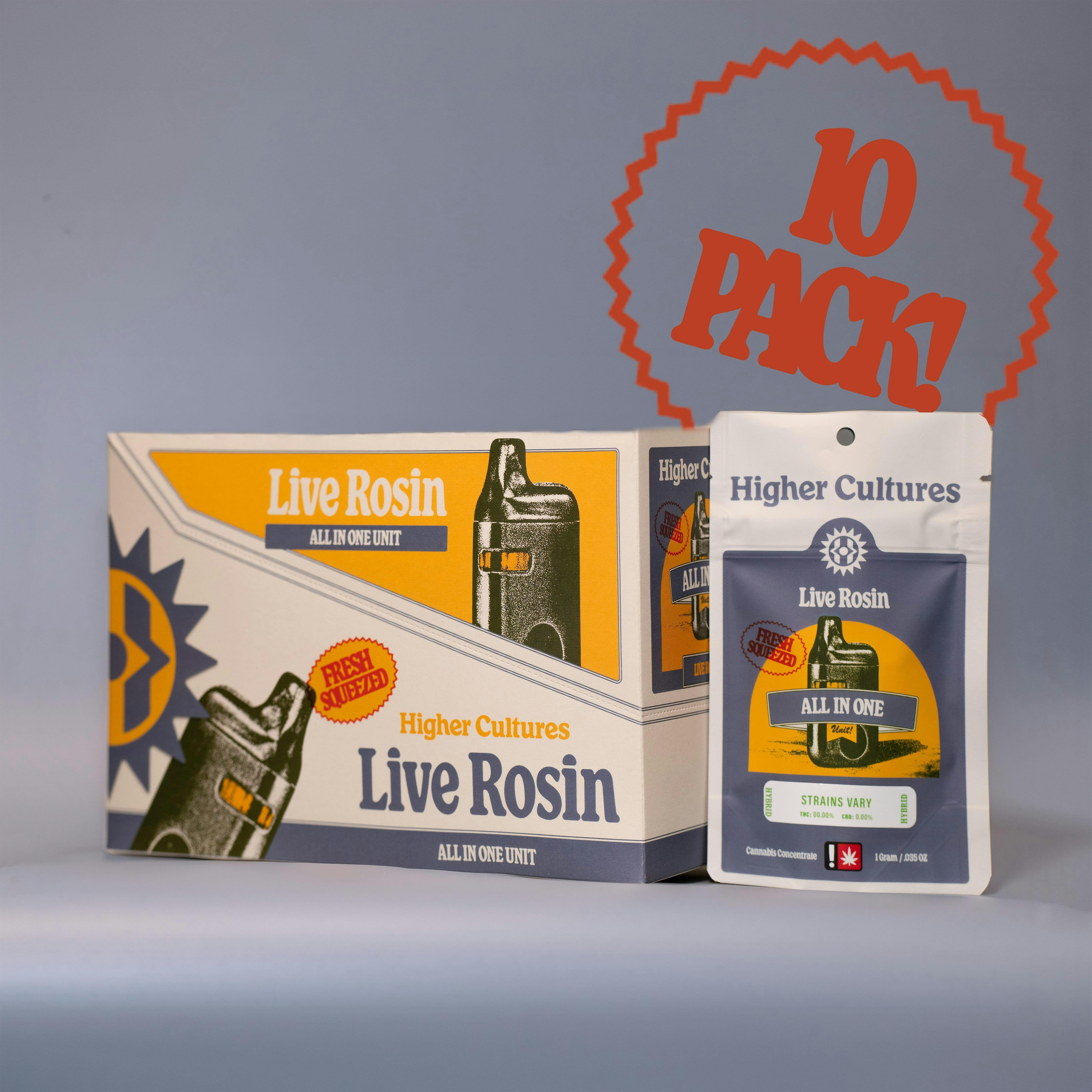 Higher Cultures - Spritzer Live Rosin - Disposable Cartridge