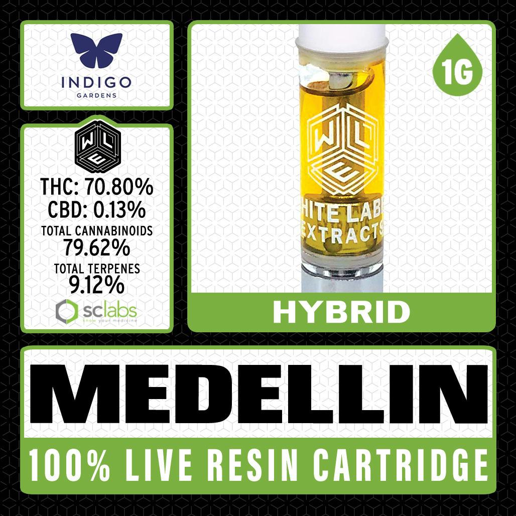 White Label Extracts - Medellin Live Resin - Cartridge