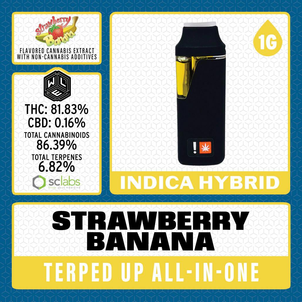 White Label Extracts: Terped Up Strawberry Banana