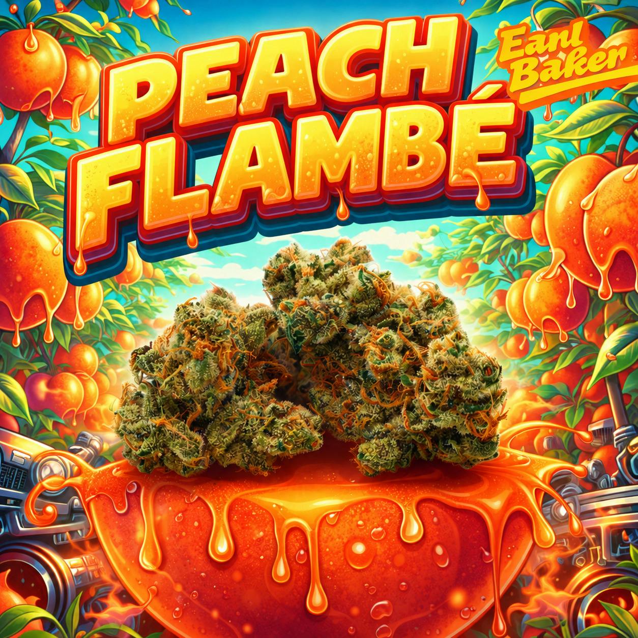 Earl Baker - Peach Flambe - Flower