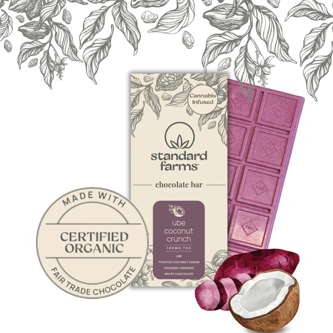 Ube Coconut Crunch | White Chocolate 110mg 10pk
