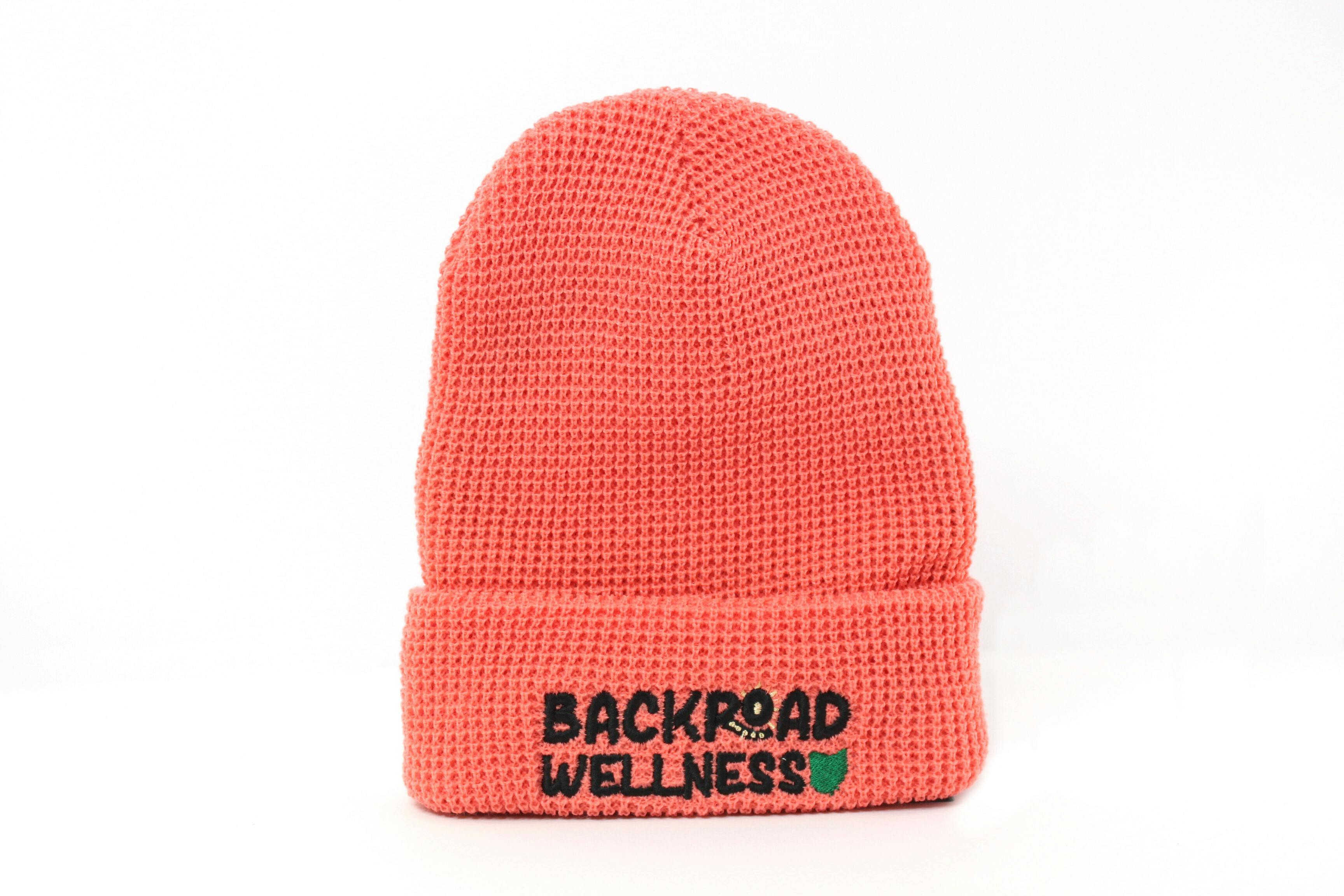 Backroad Wellness Knit Beanie | Pink