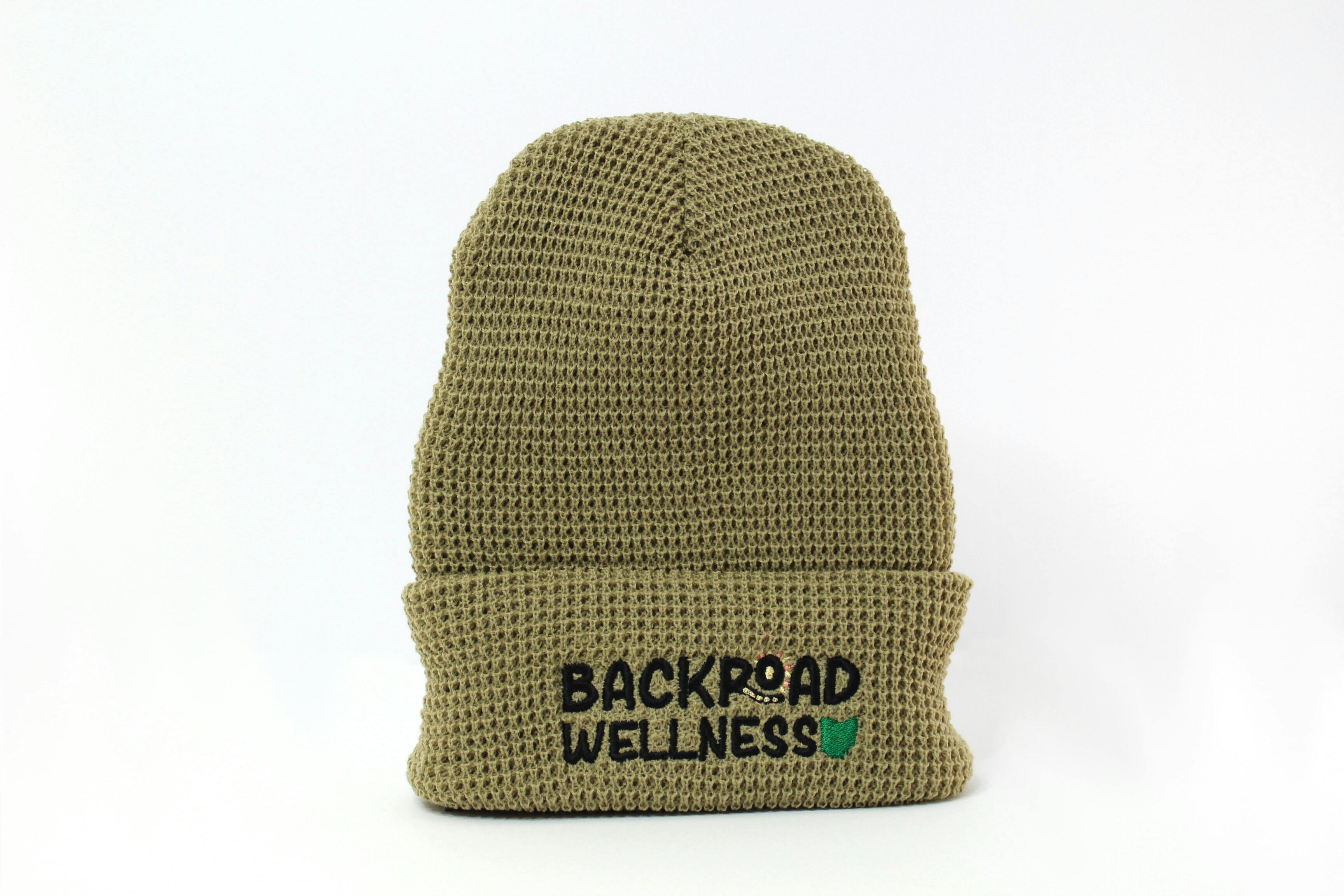 Backroad Wellness Knit Beanie | Tan
