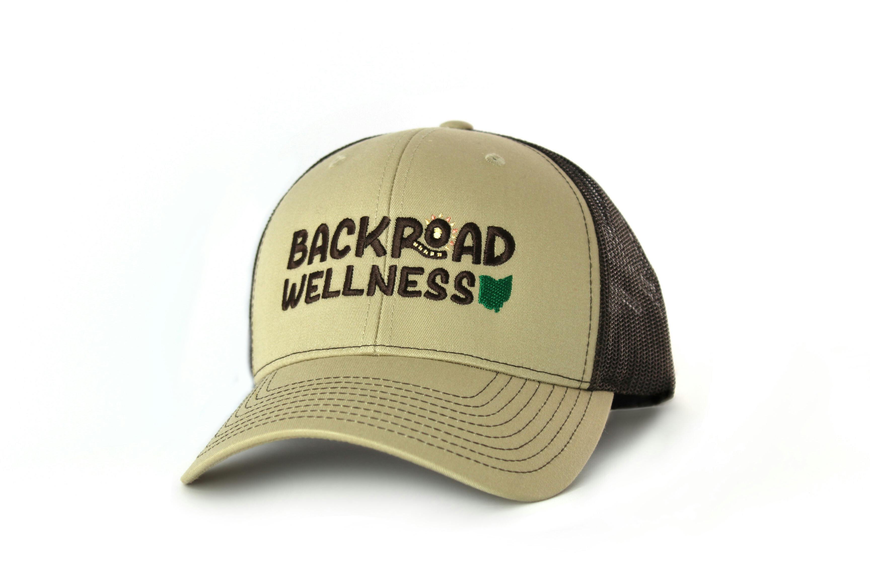 Backroad Wellness Mesh Snapback | Tan/Brown