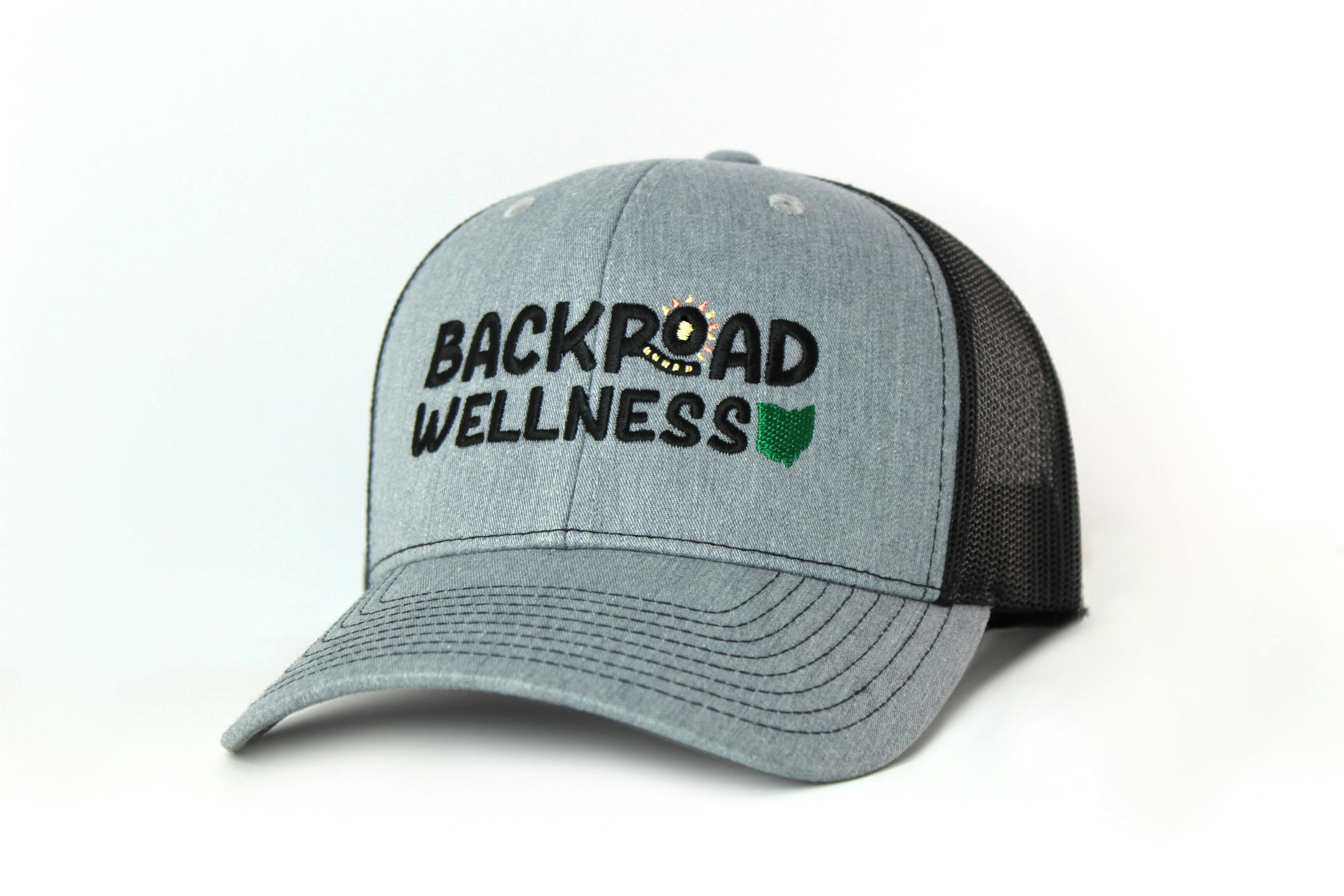 Backroad Wellness Mesh Snapback | Grey/Black